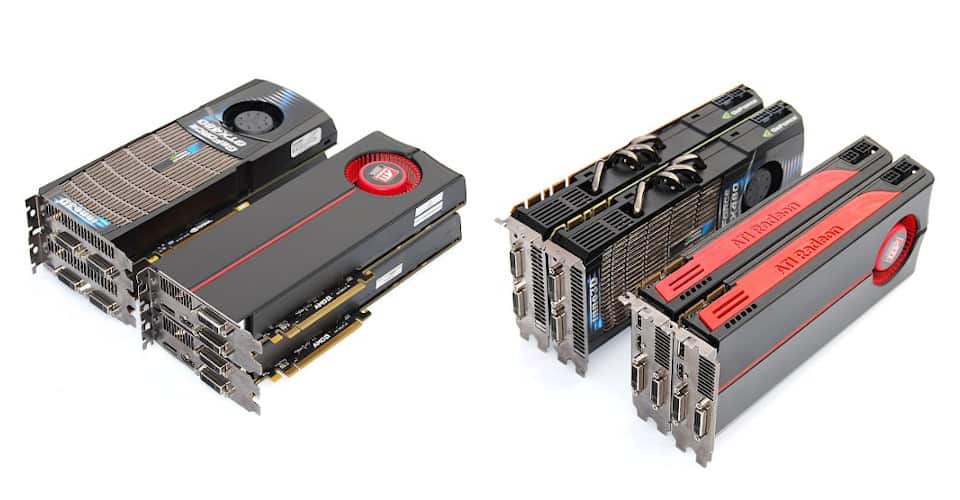 coppie di schede grafiche amd e nvidia