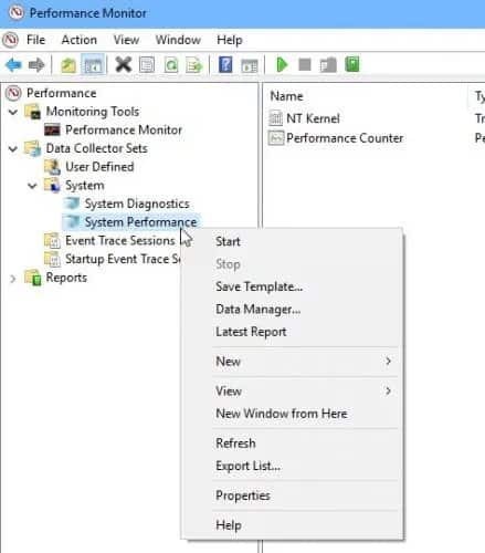 how to test system performance windows 10