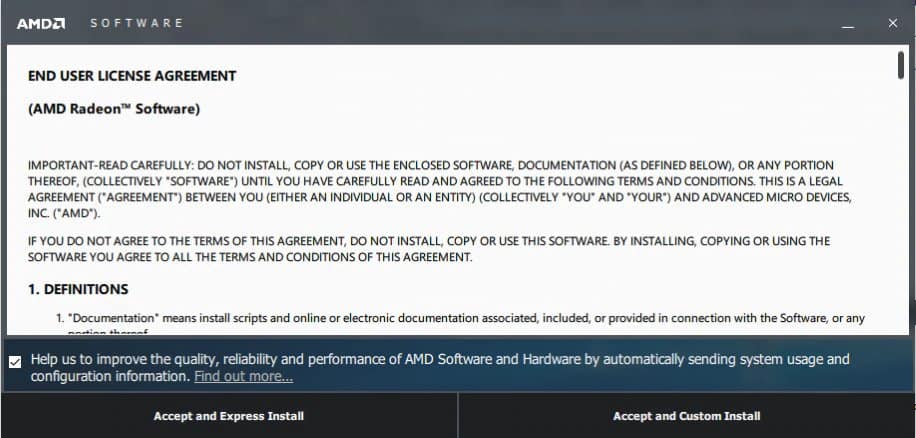 amd end user agreement
