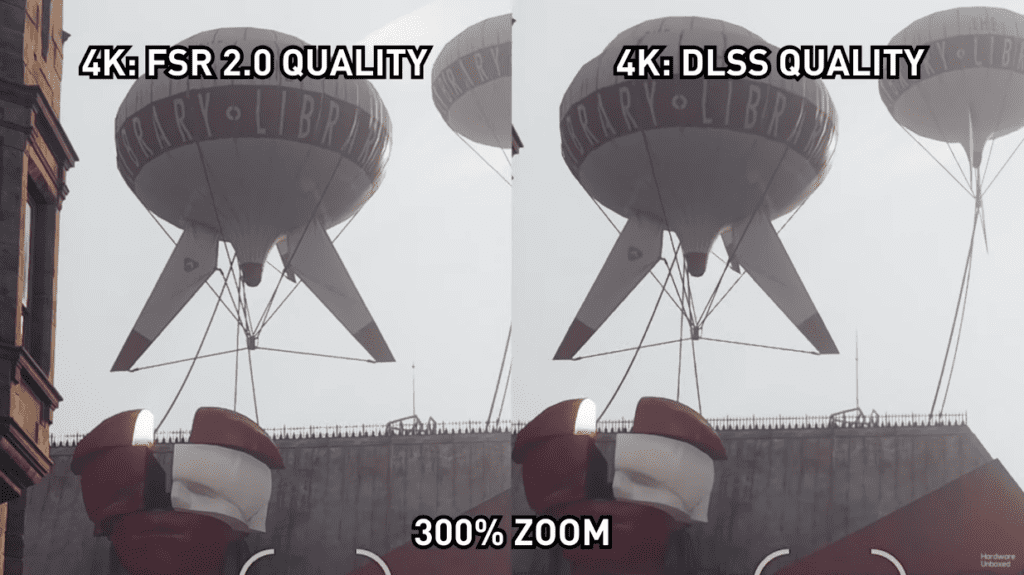 Deathloop FSR 2.0 vs DLSS Quality preset